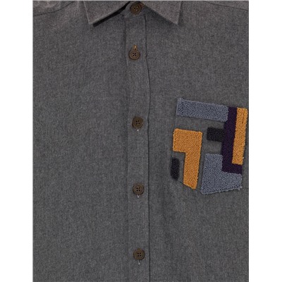 Anthracit Comfort Fit рубашка с длинным рукавом