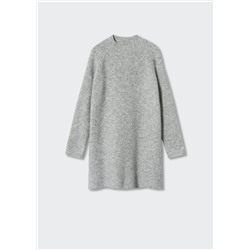 Vestido punto jaspeado -  Niña | MANGO OUTLET España