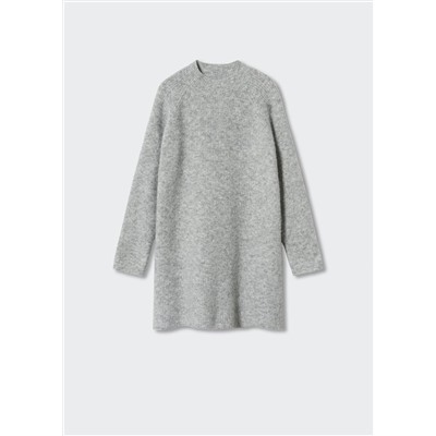 Vestido punto jaspeado -  Niña | MANGO OUTLET España