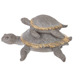 Фигурка декоративная "Черепахи", L19 W17 H9,5 см