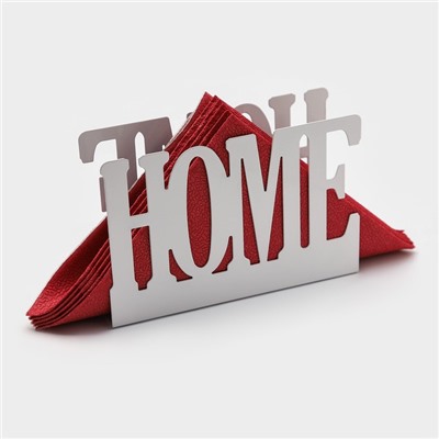 Салфетница Доляна Home,15×4×10 см, белая