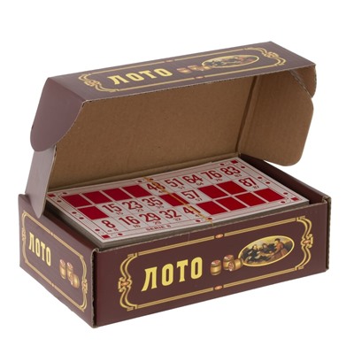 Игра настольная "Лото", L19 W11 H6 см