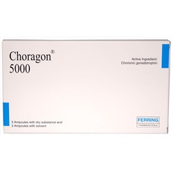 CHORAGON 5000 IU 3 ampül Хорагон