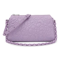 Bolso bandolera Greta - cuero - lila