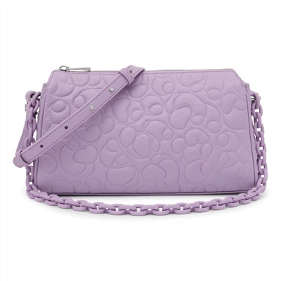 Bolso bandolera Greta - cuero - lila