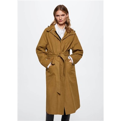 Parka impermeable anorak interior -  Mujer | MANGO OUTLET España