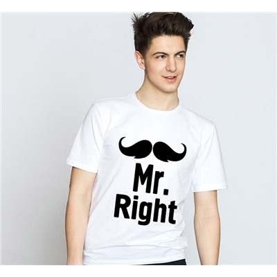 Мужская футболка "Mr. Right" SALE