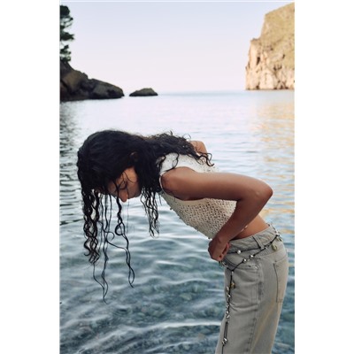 JEANS Z1975 STRAIGHT CROPPED TIRO ALTO