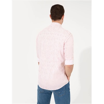 Плитка Slim Fit рубашка с длинным рукавом