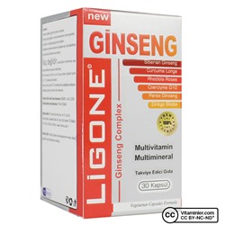 Ligone Ginseng Multivitamin 30 капсул