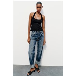 JEANS TRF RECTOS TIRO MEDIO