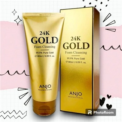 ANJО Professional Маска-пленка с биозолотом, 24К Gold Pell off pack  100 мл.