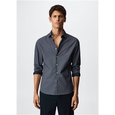 Camisa slim fit estampada -  Hombre | MANGO OUTLET España