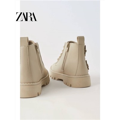ZAR*A  😍 официальный сайт⚡️ стильные осенние ботинки для маленьких модниц , скидка 50🛍    ✅Цвет: на фото     ✅Материал: pu