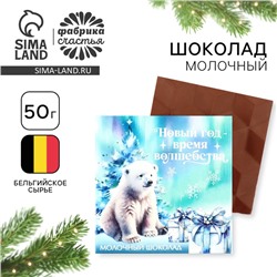 Шоколад в коробке «Новый год-время волшебства», 50 г