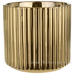 Кашпо "Gold" (керамика), D16xH14,5 см