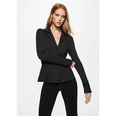 Camisa raya diplomática -  Mujer | MANGO OUTLET España