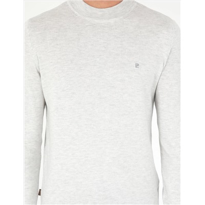 Крем melanj Slim Fit Half Fisherman воротник базовый трикотажный свитер