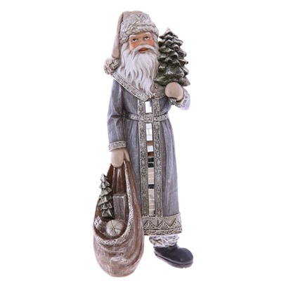 Фигурка декоративная "Дед Мороз", L13 W11,5 H31,5 см