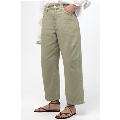 JEANS ZW COLLECTION BARREL CROPPED TIRO MEDIO