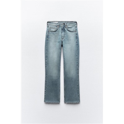 JEANS TRF CROPPED FLARE TIRO ALTO