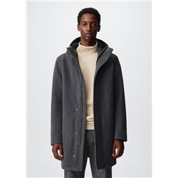 Parka lana reciclada -  Hombre | MANGO OUTLET España