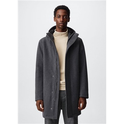 Parka lana reciclada -  Hombre | MANGO OUTLET España