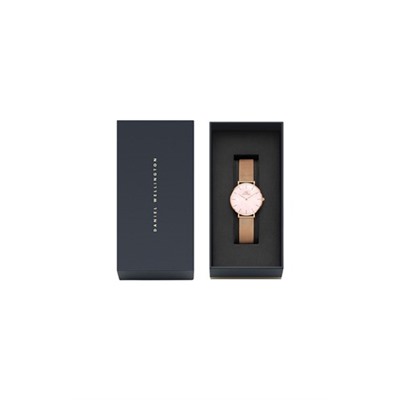 Reloj de cuarzo de acero Petite 32 mm - Rosa dorado y rosa