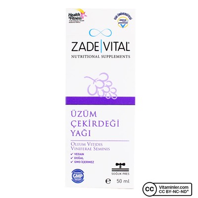 Масло виноградных косточек Zade Vital 50 мл