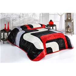 Покрывало EVLEN SUPER SOFT (двухстороннее,1слойное) 220*240  евро Y 938 v8 (C-12) (Акция)