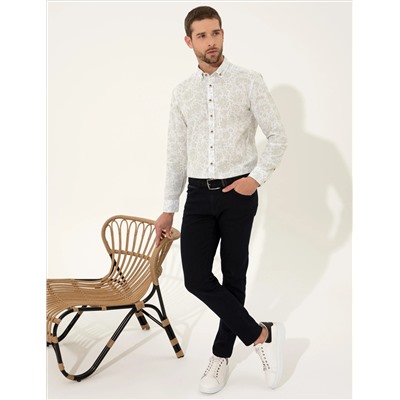 Haki Slim Fit рубашка с длинным рукавом