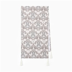 Дорожка на стол Этель Classic 40×149 см, 100% хлопок, рогожка 186 г/м², серая