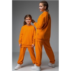 Костюм для девочки оверсайз из футера трехнитки Happyfox