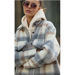 Рубашка утепл P322-0420 l.grey