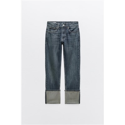 JEANS TRF SLIM LEG TIRO MEDIO