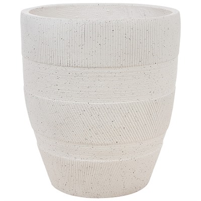 Кашпо Nobilis Marco "Tapes grey Round" (файберклэй), D36хH40 см