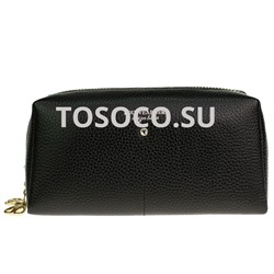 lou205-6267a black косметичка LOUI VEARNER натуральная кожа 9x18x9