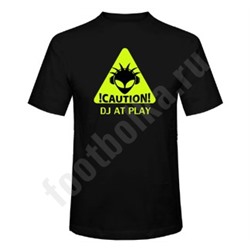 Футболка "DJ at Play" светится в УФ