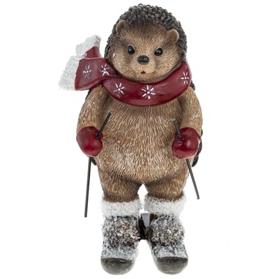 Фигурка декоративная "Ёжик", L10 W13 H15 см, 2в.