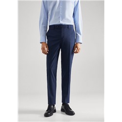 Pantalón traje slim fit cuadros -  Hombre | MANGO OUTLET España