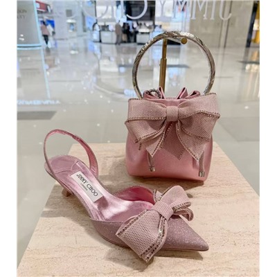 Босоножки слингбэки с бантом Jimm*y Cho*o 🎀  Новая коллекция  Реплика 1:1