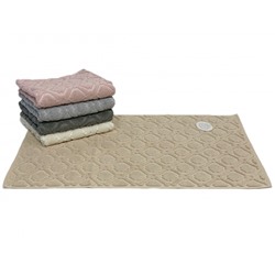 Коврик для ног Карвен TILE 50*80 махра KV 434 bej
