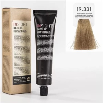9.33 NEW интенсивно золотой очень светлый блондин, DEEP GOLDEN VERY LIGHT BLOND (100 мл) INC140-9.33