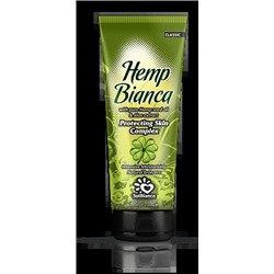 Крем для загара в солярии “Hemp Bianca” с маслом семян конопли и экстрактом алоэ 125мл