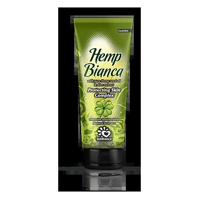 Крем для загара в солярии “Hemp Bianca” с маслом семян конопли и экстрактом алоэ 125мл