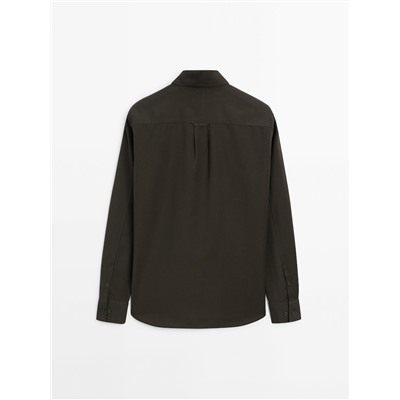 Camisa oxford algodón regular fit