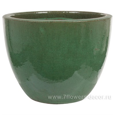 Кашпо Nobilis Marco "Sea green Round" (керамика), D37хН30 см