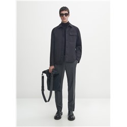 Sobrecamisa con algodón bolsillo pecho