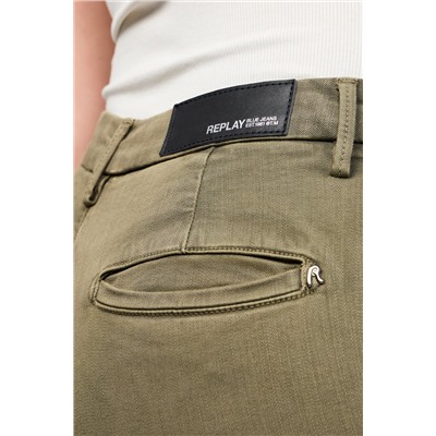 Pantalón slim fit Bettie - Caqui