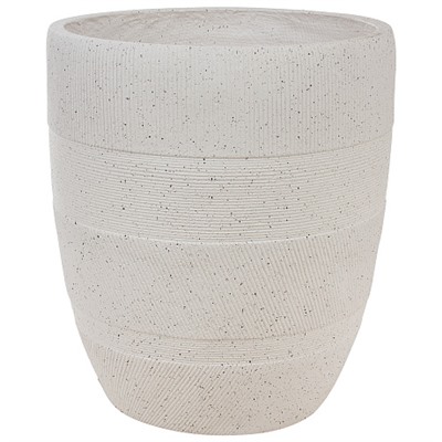 Кашпо Nobilis Marco "Tapes grey Round" (файберклэй), D45хH50 см